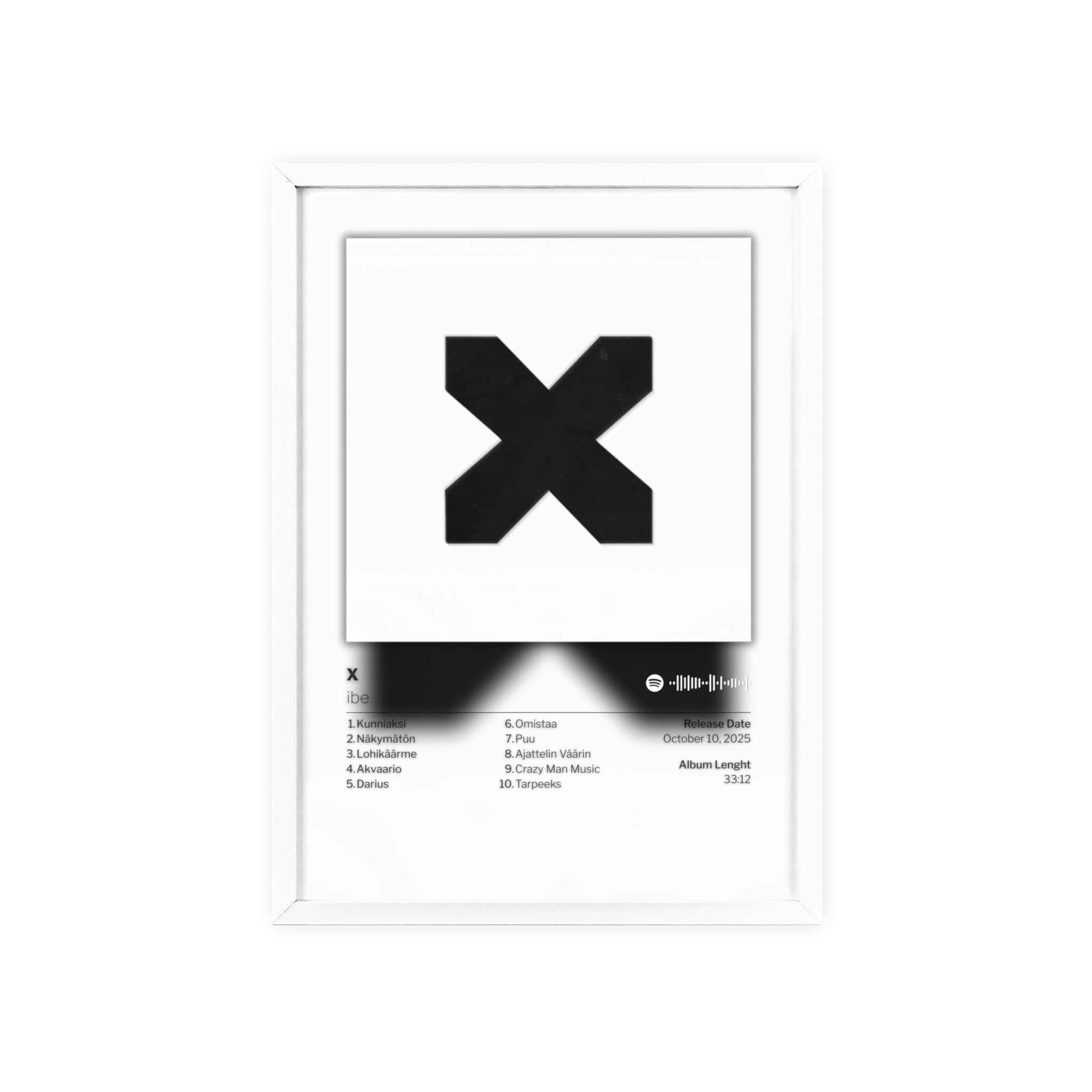 X - ibe (Albumitaulu)