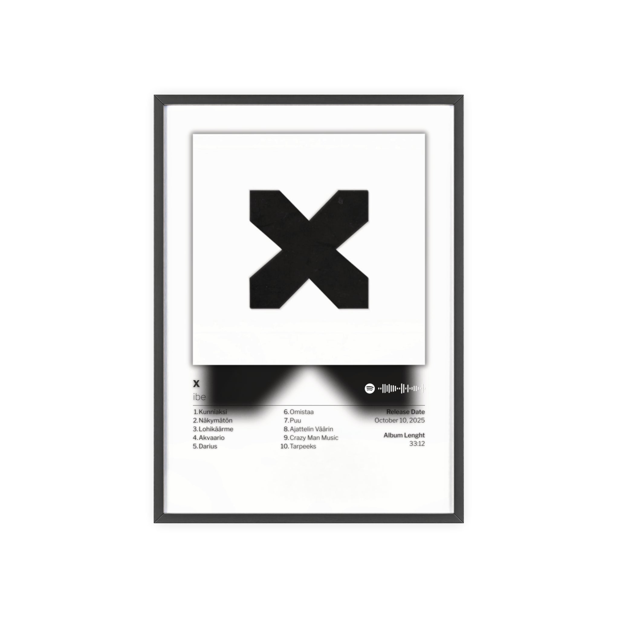 X - ibe (Albumitaulu)