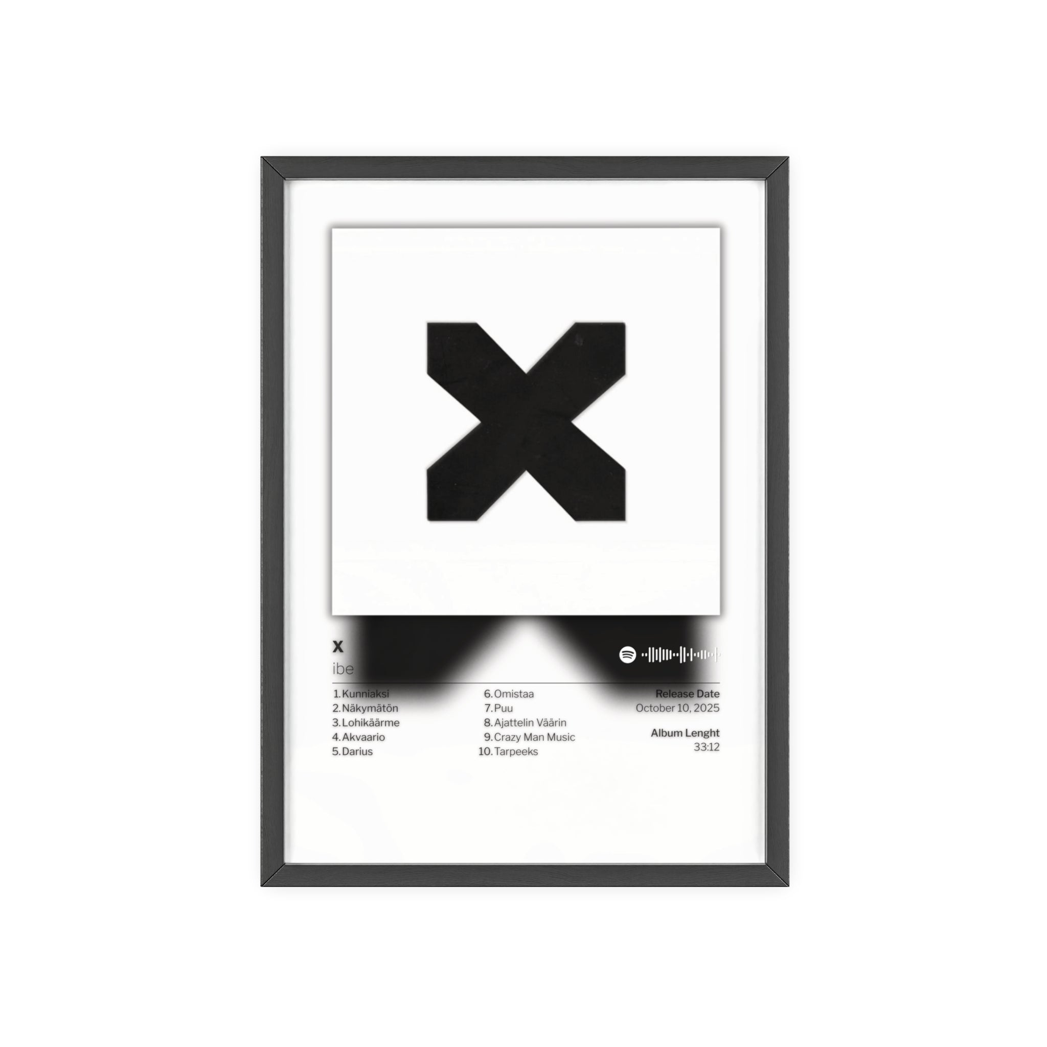 X - ibe (Albumitaulu)