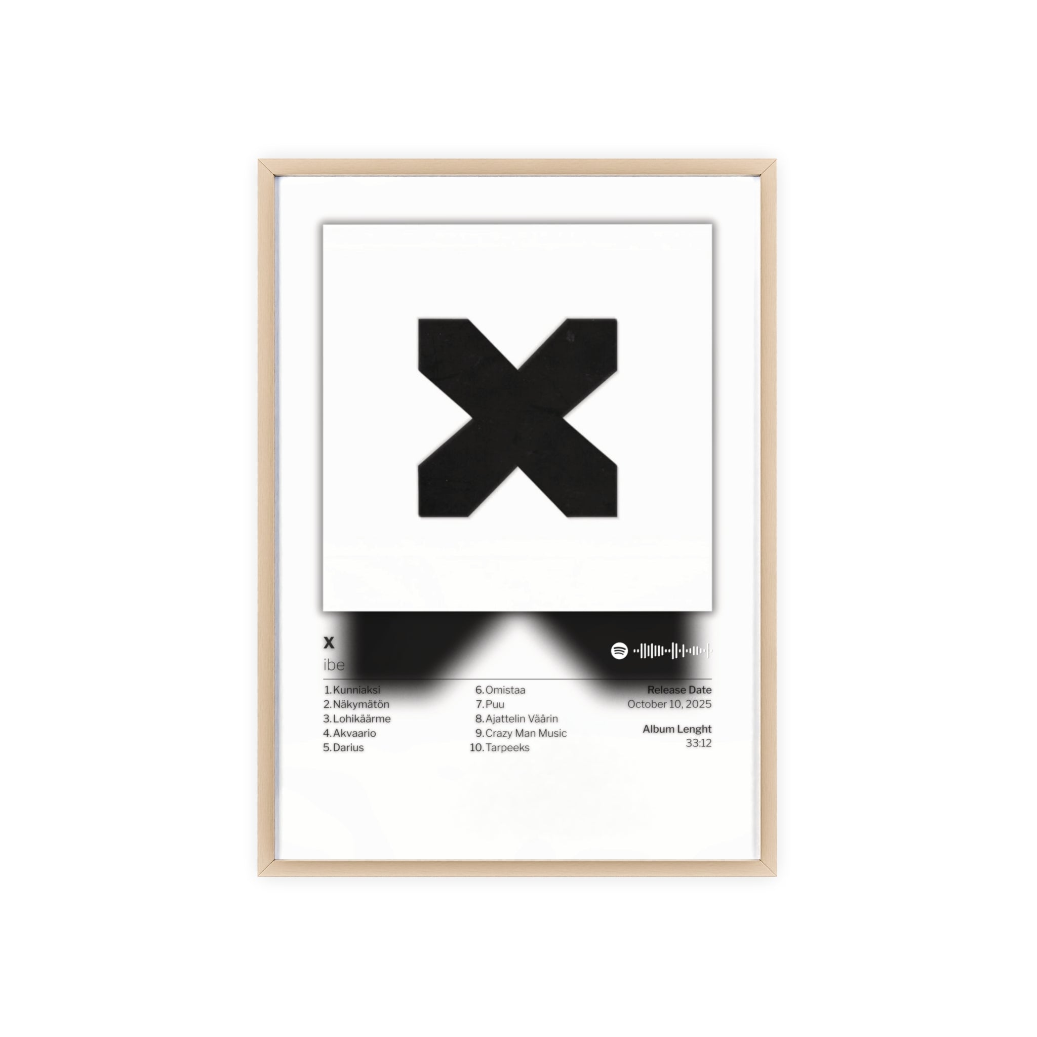 X - ibe (Albumitaulu)