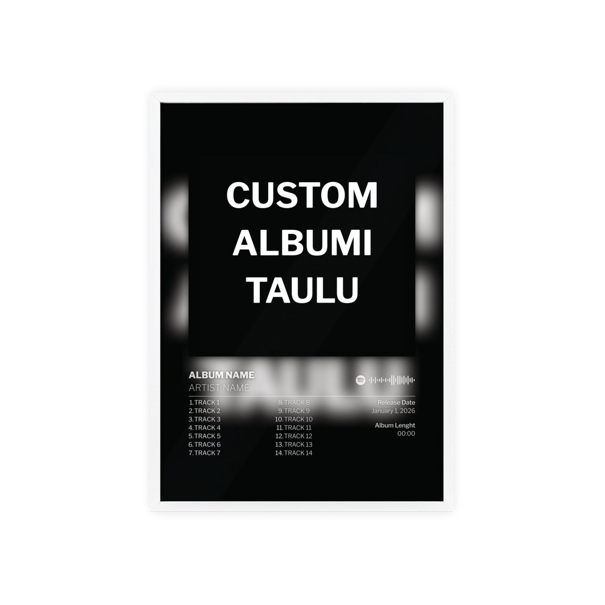 Custom albumitaulu